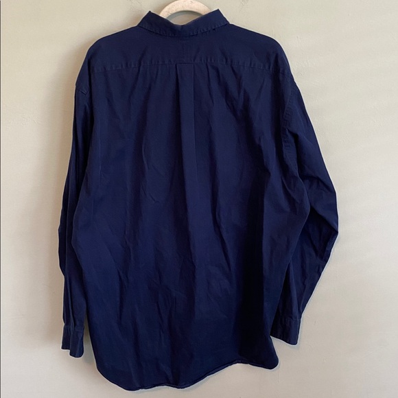 Ralph Lauren Men's Blake Navy Blue Button Down Shirt Size XL - Picture 5 of 5